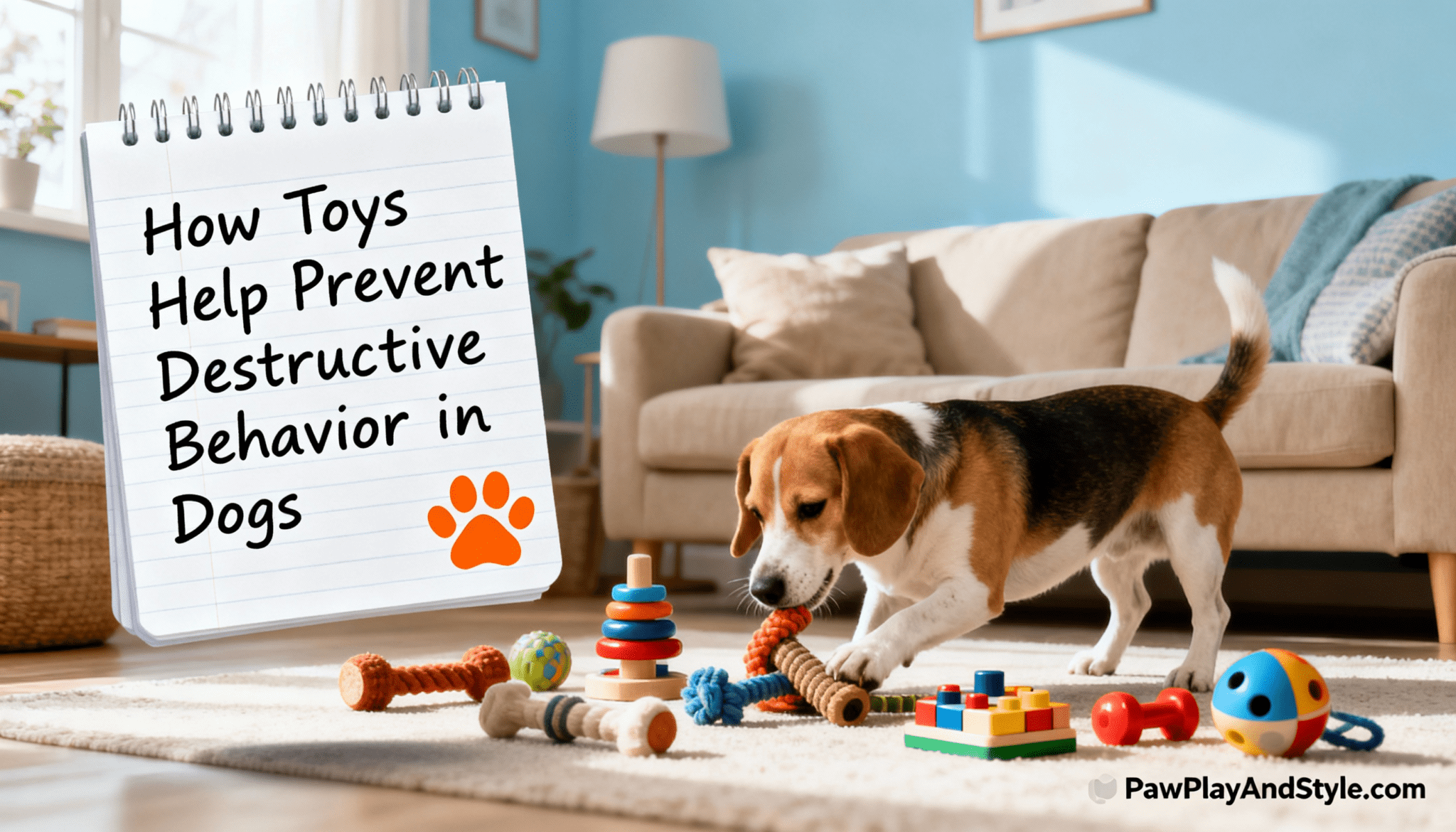 How Toys Help Prevent Destructive Behavior in Dogs - pawplayandstyle.com